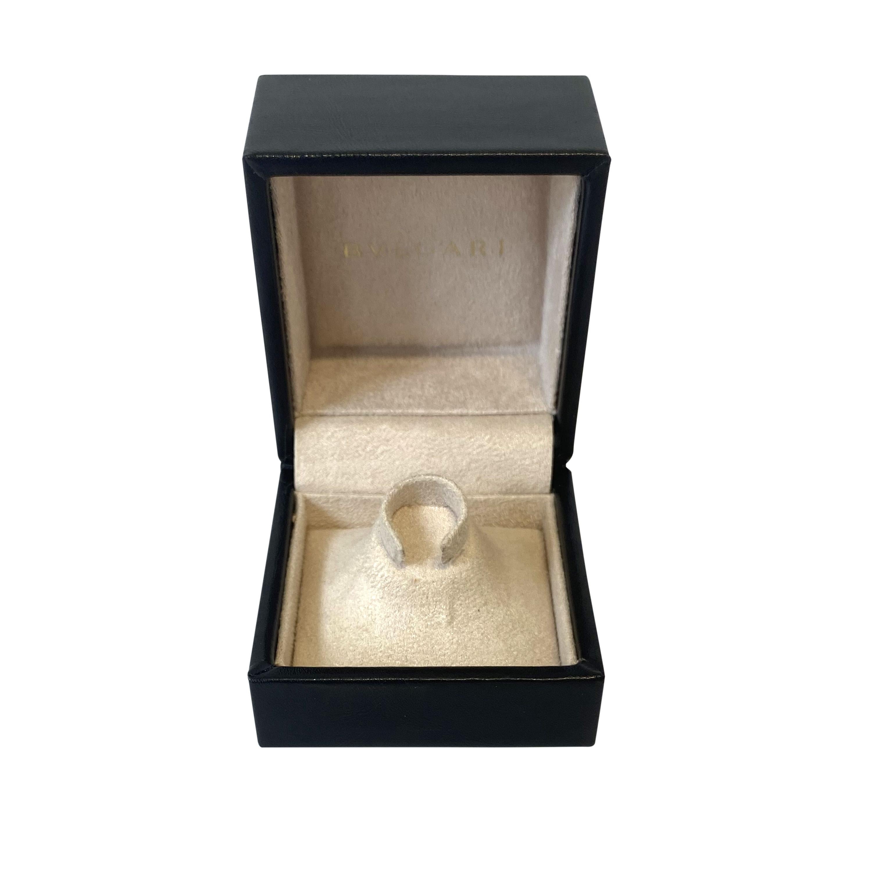 Bulgari B.Zero1 Ein-Ring-Diamantring aus 18 Karat Weißgold mit 0,45 Karat Weißgold Damen