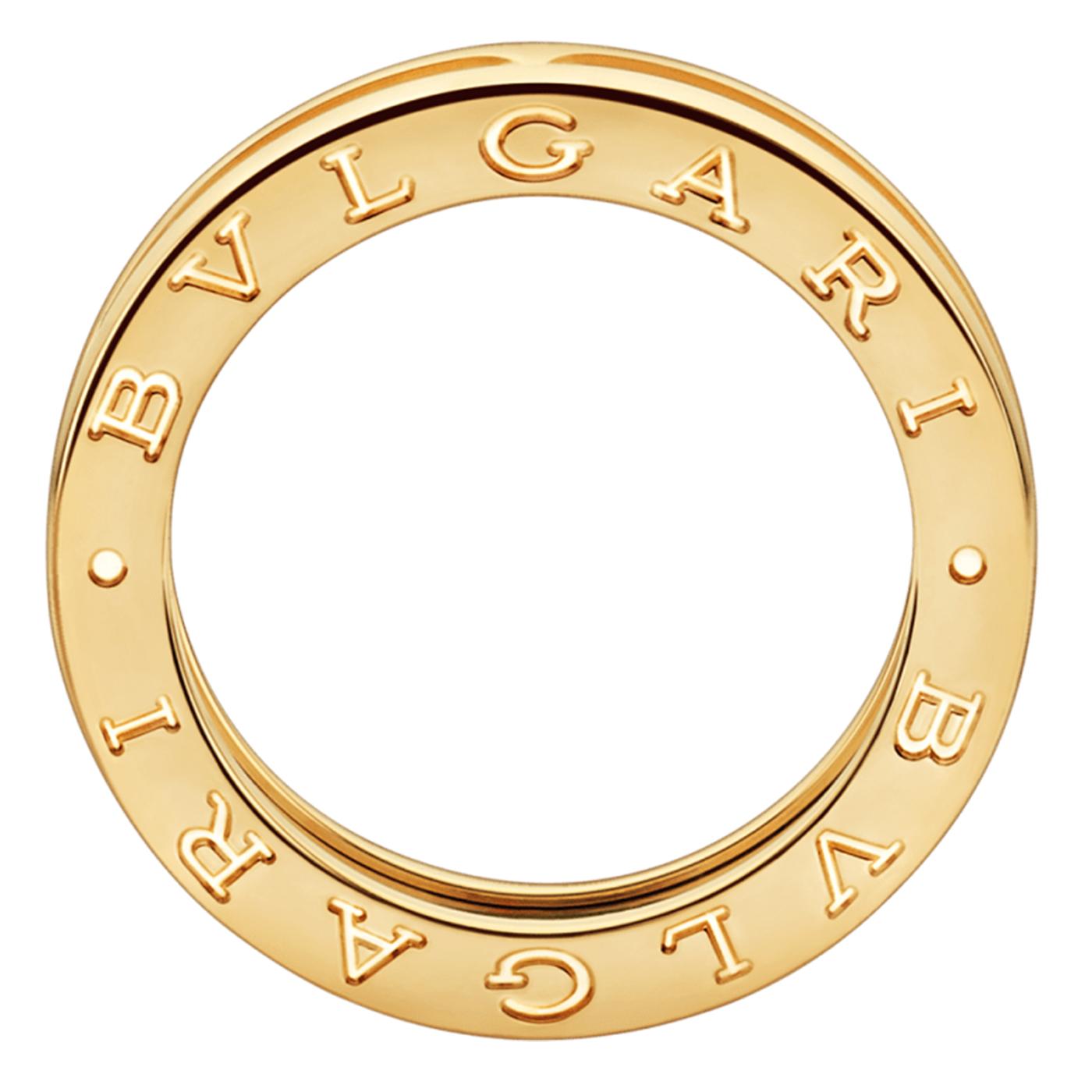 Bvlgari B.zero1 bague à un anneau en or jaune 18 carats. S'inspirant de l'amphithéâtre le plus célèbre du monde, le Colisée, la bague B.zero1 est une véritable déclaration de la vision créative de Bvlgari, remettant en question l'essence même du