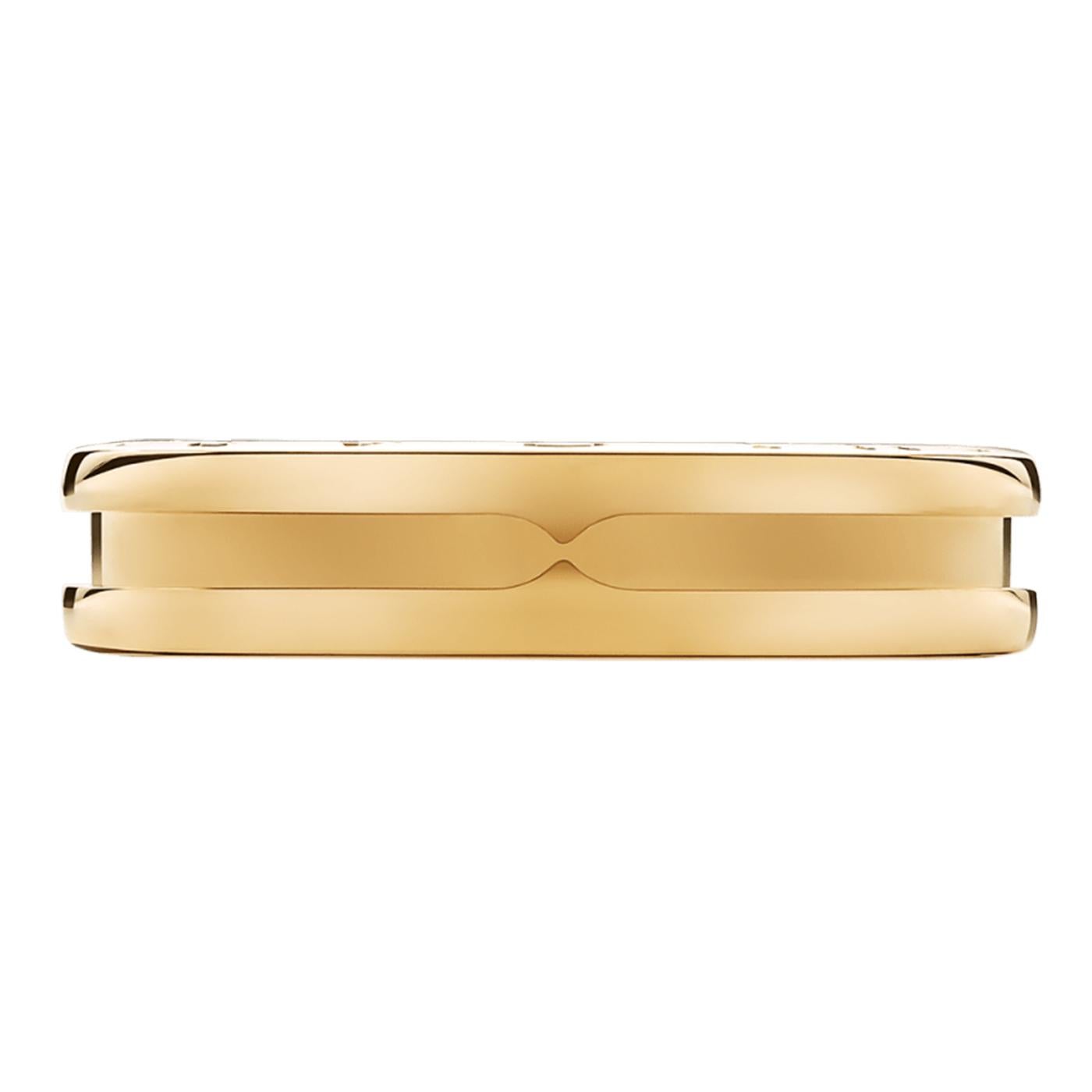 Moderniste Bulgari B.zero1, bague à un anneau en or jaune massif 18 carats, taille 54 en vente