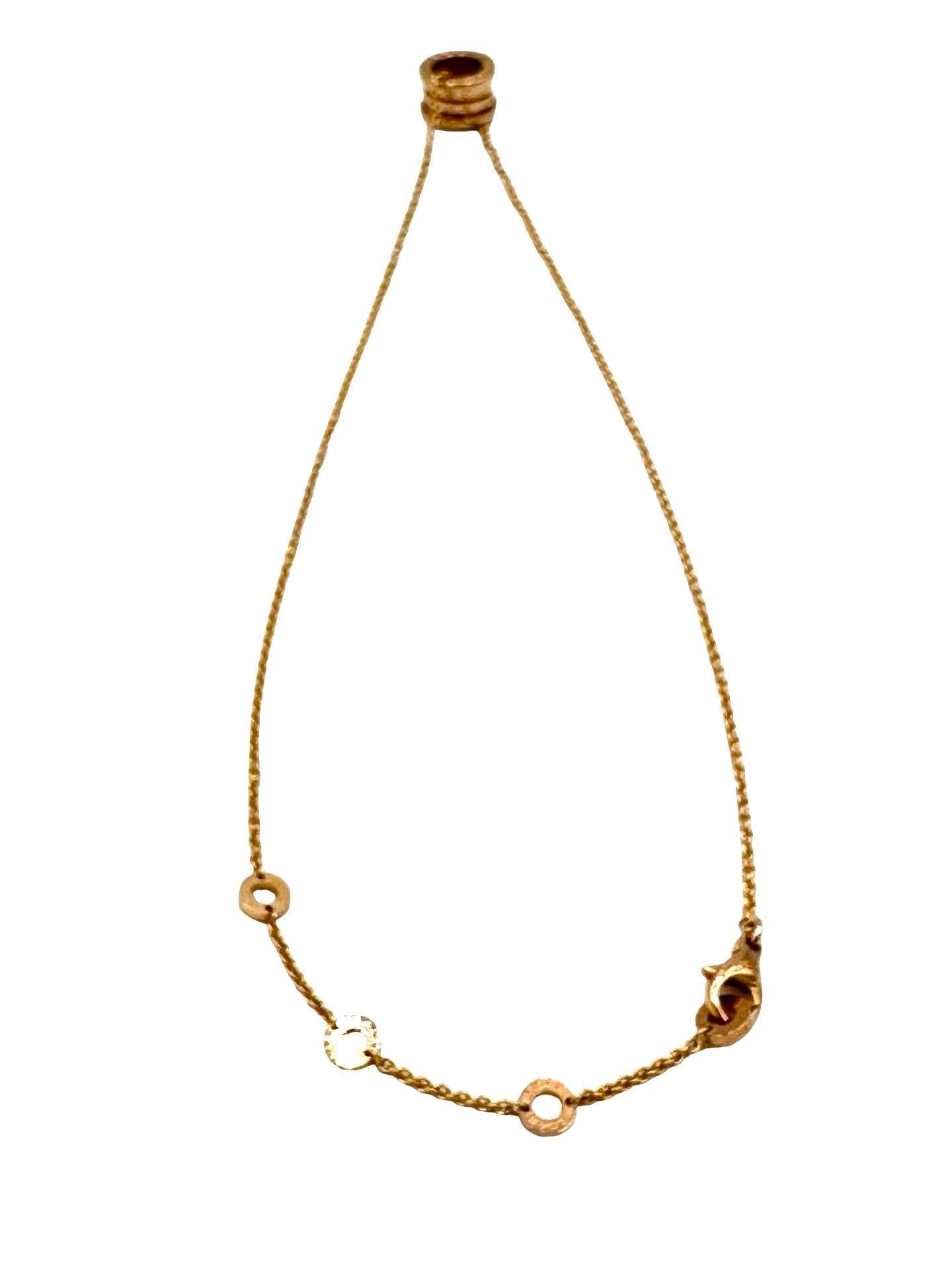 Bulgari B.zero1 - Collana con ciondolo in oro rosa 18 carati In condizioni ottime in vendita a Chevy Chase, MD