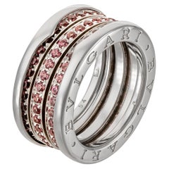 Bulgari B.Zero1 Rhodolite 18kt White Gold Ring, Italy, late 20th Century