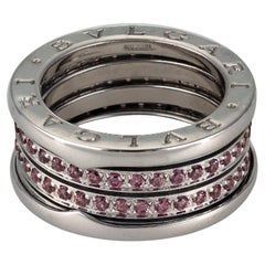 Anillo Bulgari B.Zero1 Rodolita Oro Blanco