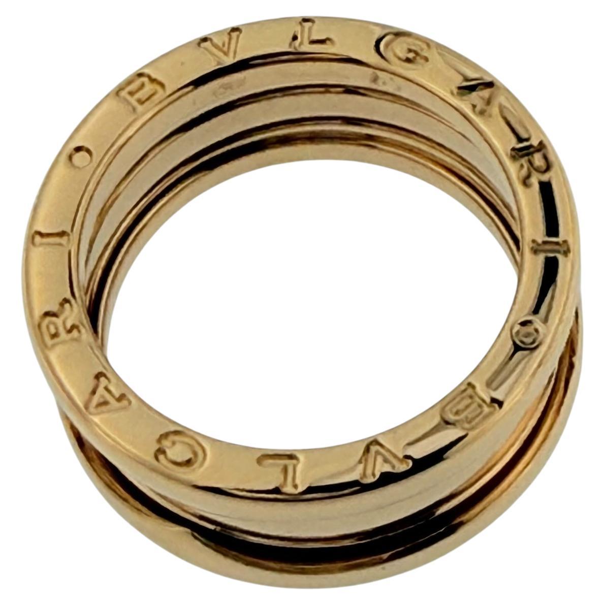 Anello Bulgari B.Zero1 Oro rosa 18 carati 2 Righe