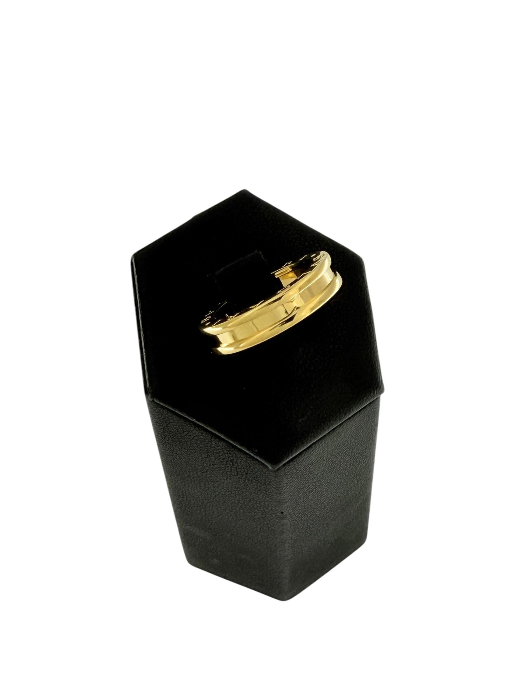 Modern Bulgari B.Zero1 Ring 18 karat Yellow Gold 1 Row For Sale