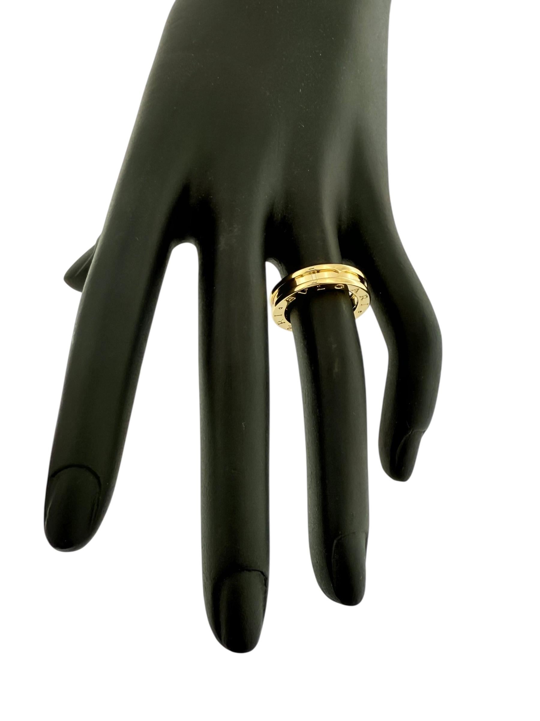 Bulgari B.Zero1 Ring 18 karat Yellow Gold 1 Row In Excellent Condition For Sale In Esch sur Alzette, Esch-sur-Alzette