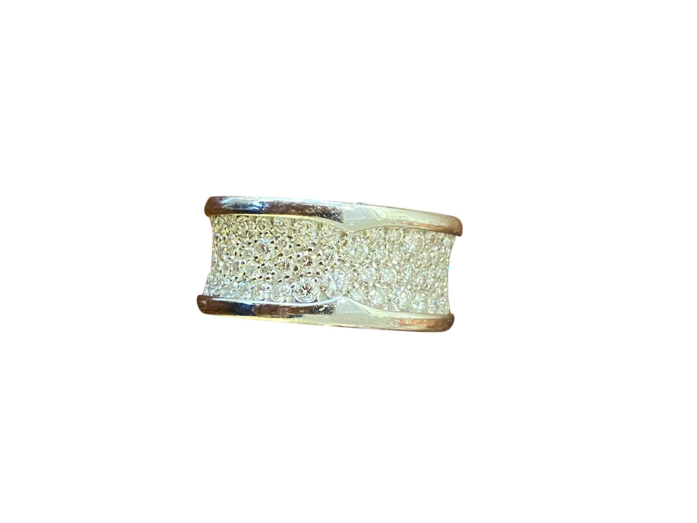 Women's or Men's Bulgari B.ZERO1 Ring, Gold and Diamonds For Sale