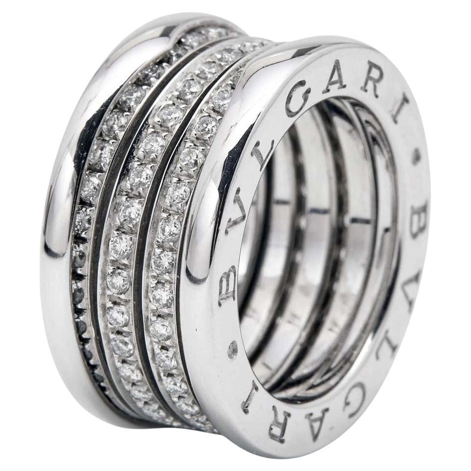 BULGARI - B.Zero1 ring in white gold and diamonds
