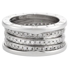 BULGARI B.Zero1 ring in white gold and diamonds