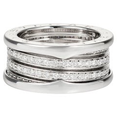 BULGARI B.Zero1 ring in white gold and diamonds