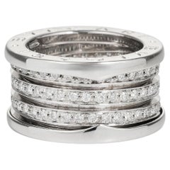 BULGARI B.Zero1 ring in white gold and diamonds