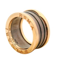 Bulgari B.zero1 “Roma” Ring in 18K Rose Gold Size 7