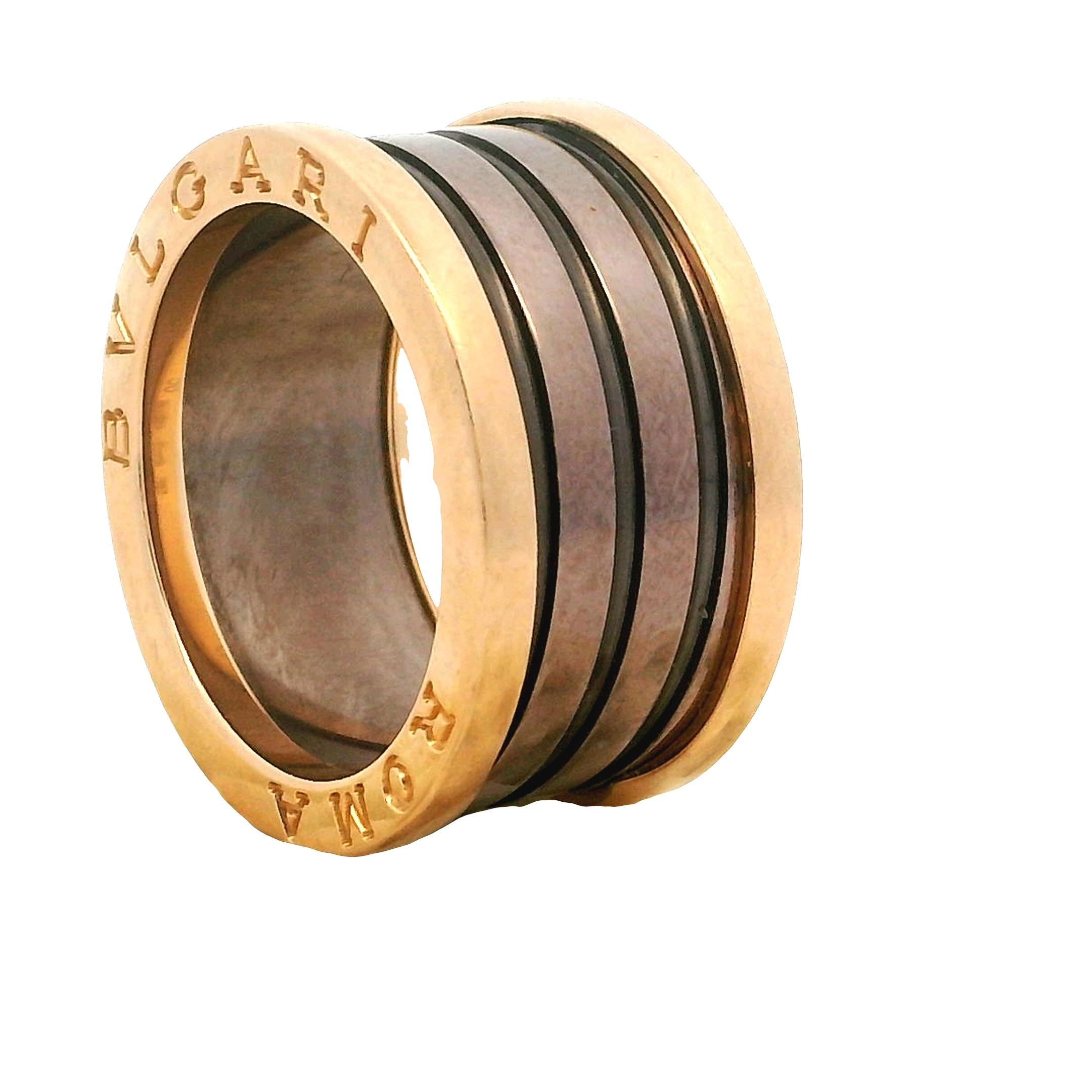 da uomo o donna Anello Bulgari B.zero1 