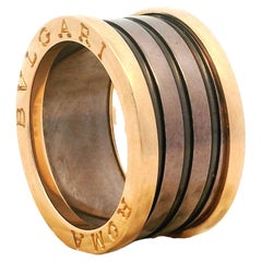 Anello Bulgari B.zero1 "Roma" in oro rosa 18 carati - Misura 10.5