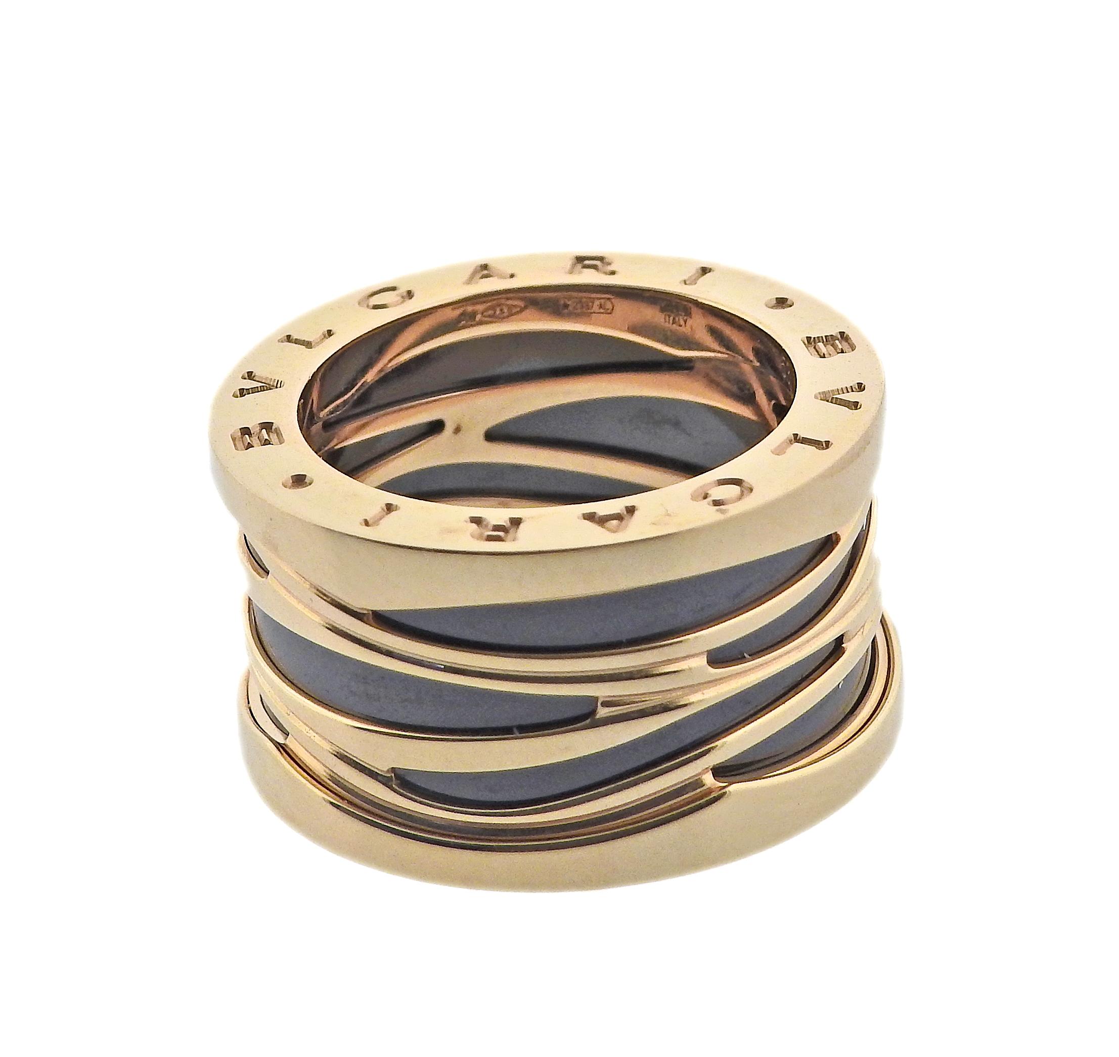 bulgari black ring
