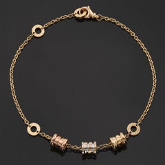 BULGARI B.Zero1 Baum Dreifachvergoldetes Armband mit Charme