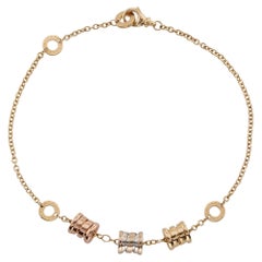 BULGARI B.Zero1 Tree Tri-Gold Charm Bracelet