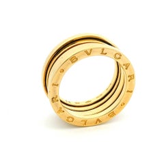Bulgari B.zero1 Tubogas Three-Band Ring in 18K Yellow Gold