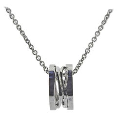 Bulgari B.Zero1 White Gold Pendant Necklace