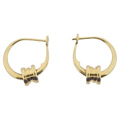 Bulgari B.Zero1 Yellow Gold Hoop Earrings 128719