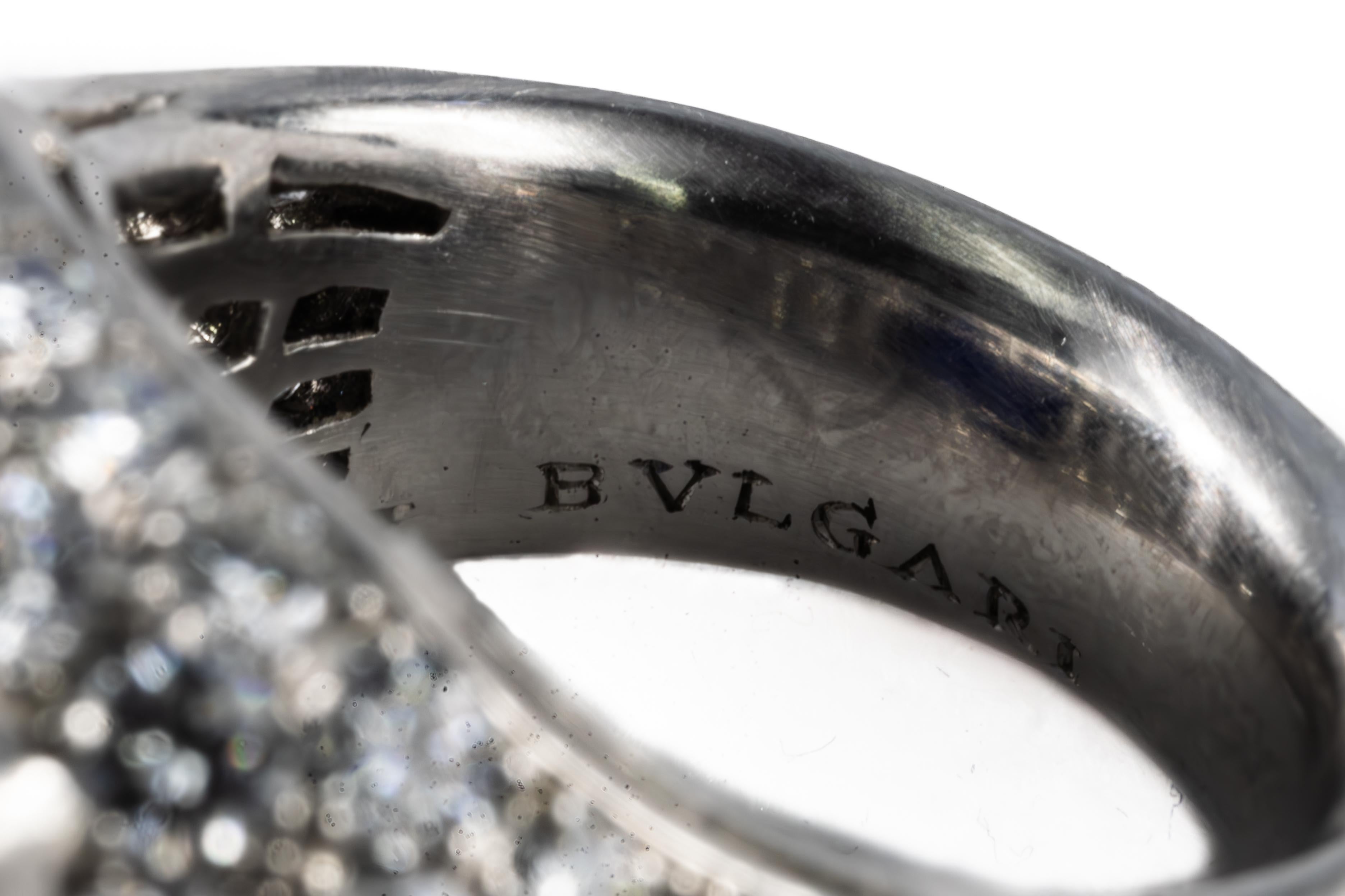 Bulgari Cabochon Saphir und Diamant Ring 1