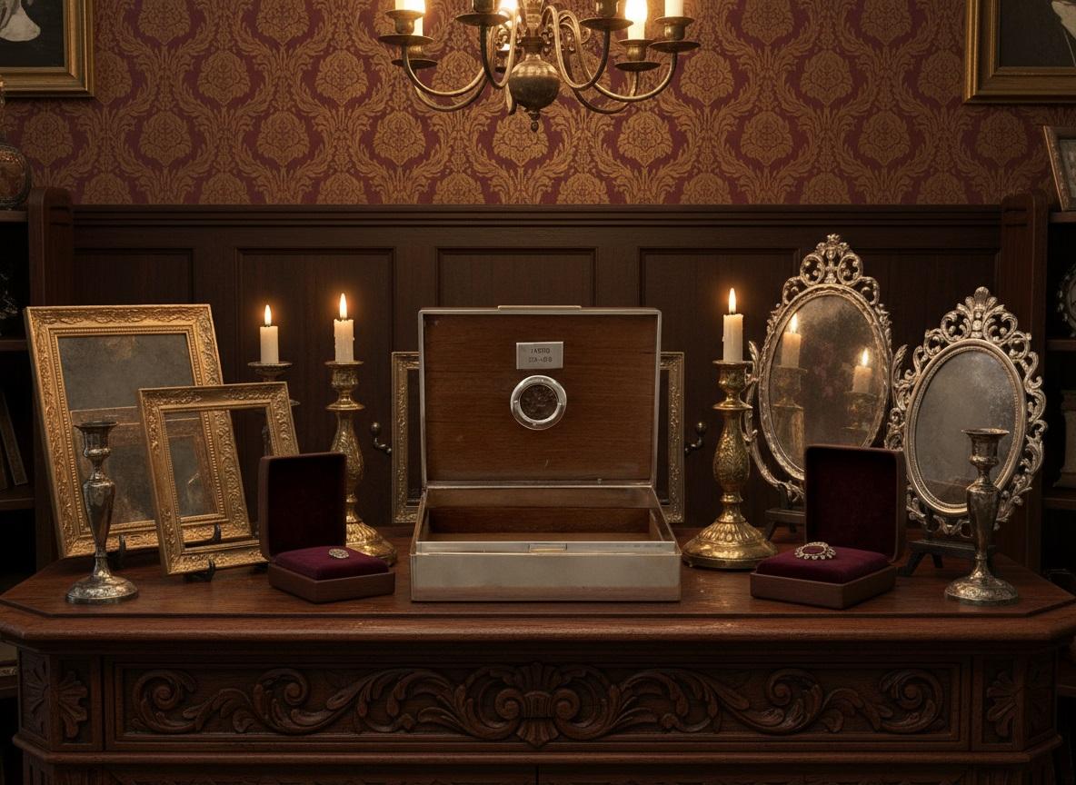 Coffret Bulgari en argent sterling et encadrements en or 18 carats avec pièce de monnaie romaine, Italie, années 1970 en vente 10