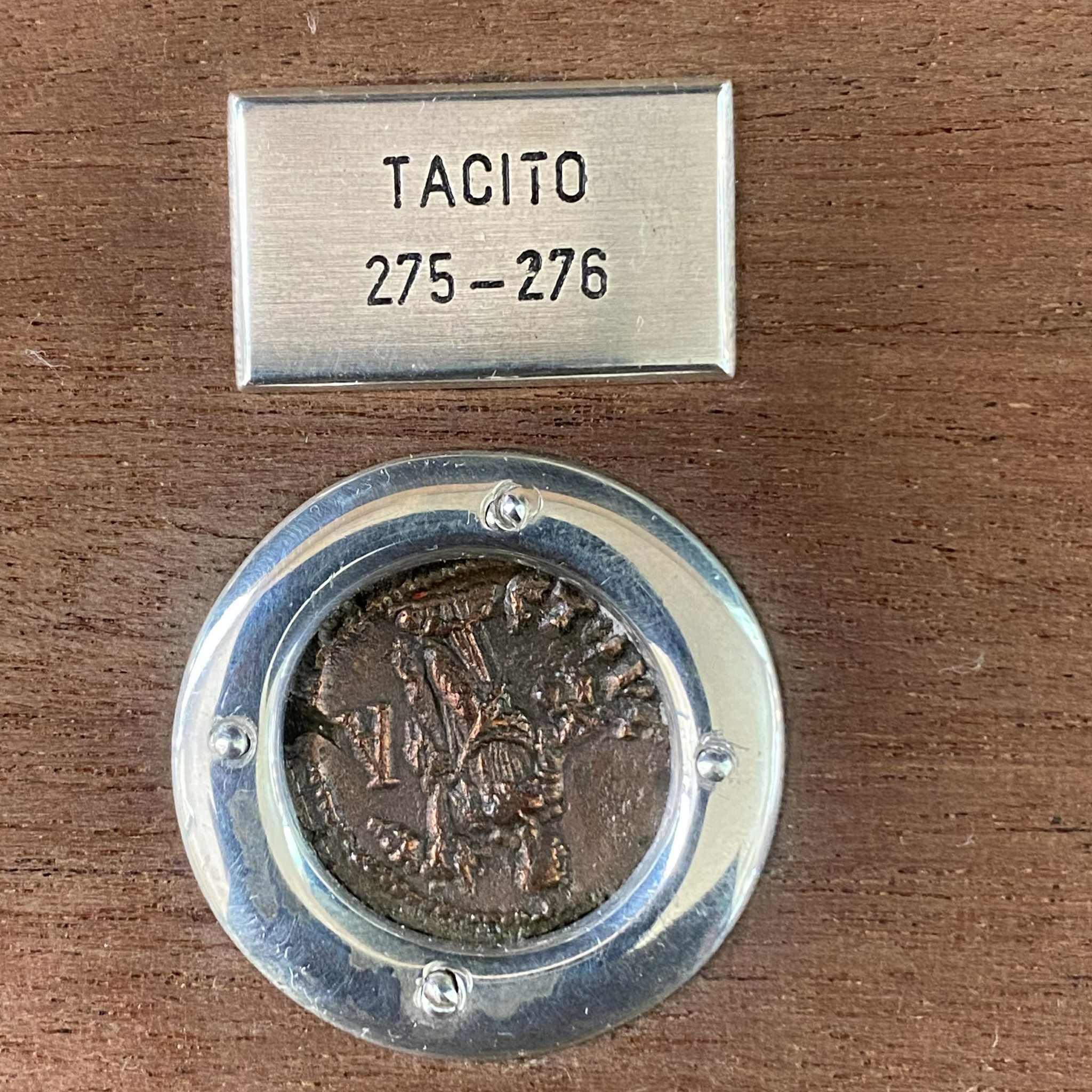 Coffret Bulgari en argent sterling et encadrements en or 18 carats avec pièce de monnaie romaine, Italie, années 1970 en vente 1