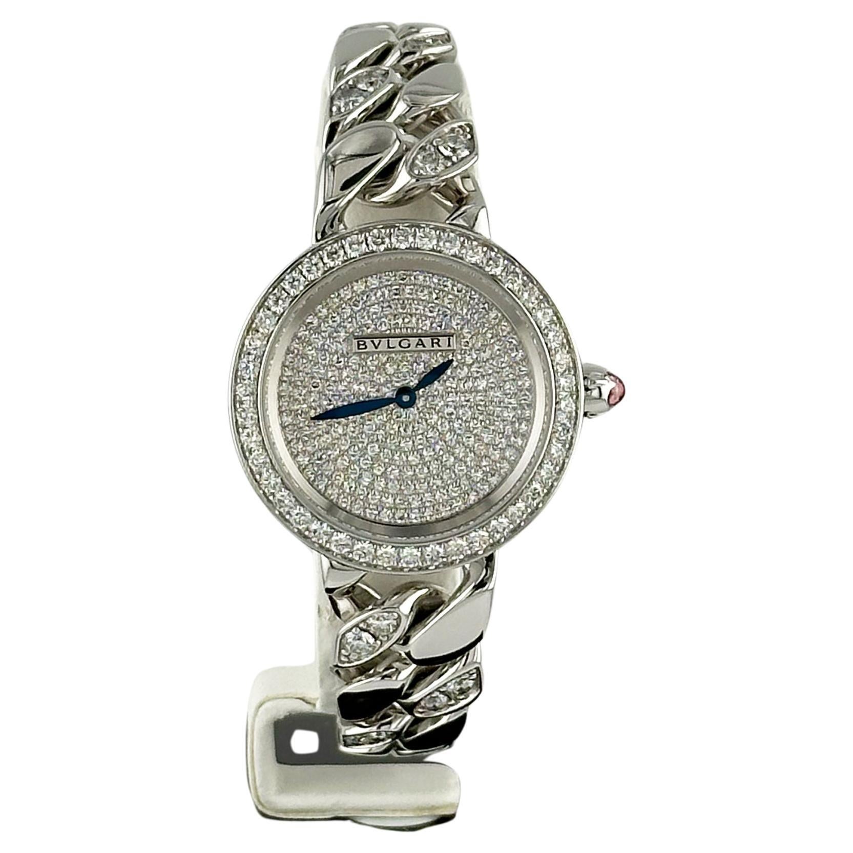 Bulgari Catene Watch 31MM White Gold with Diamonds