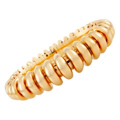 Bulgari Celtaura Yellow Gold Bangle Bracelet