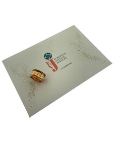 Bulgari Ceramic Rose Gold Rock Ring B.zero1