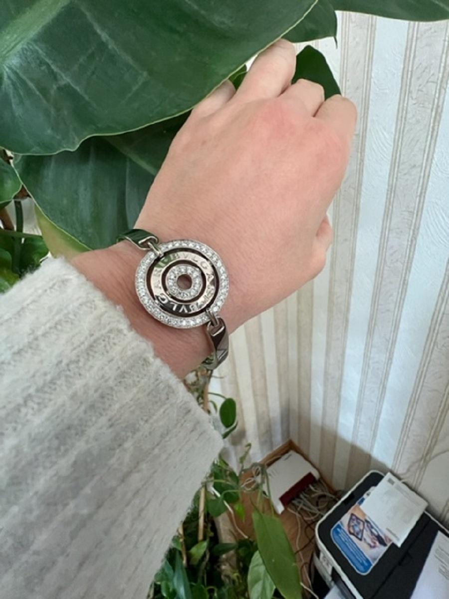 Bulgari Bvlgari-Armband aus Weißgold mit Cerchi Astrale-Diamant 5