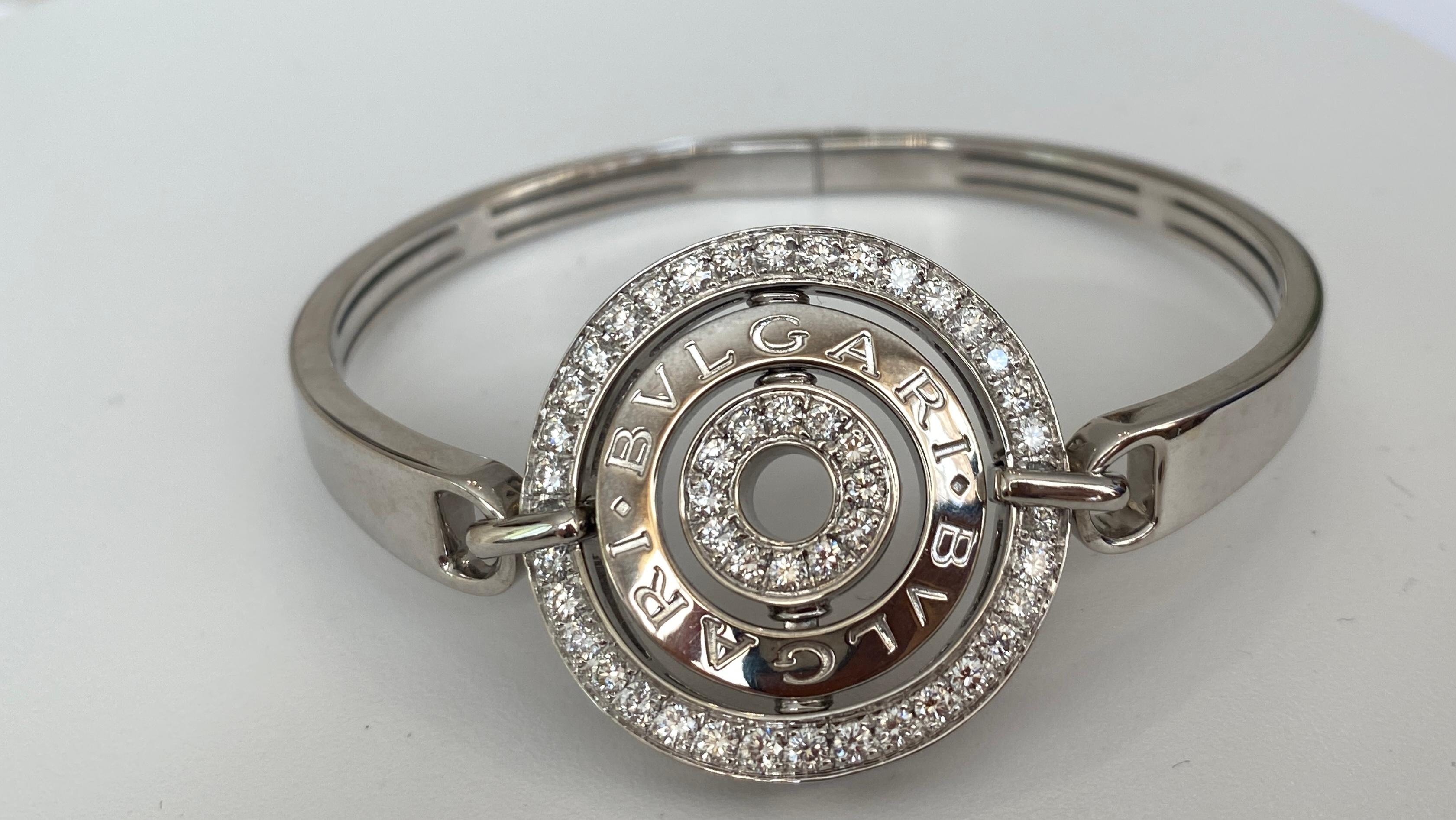 Bulgari Bvlgari-Armband aus Weißgold mit Cerchi Astrale-Diamant (Zeitgenössisch)