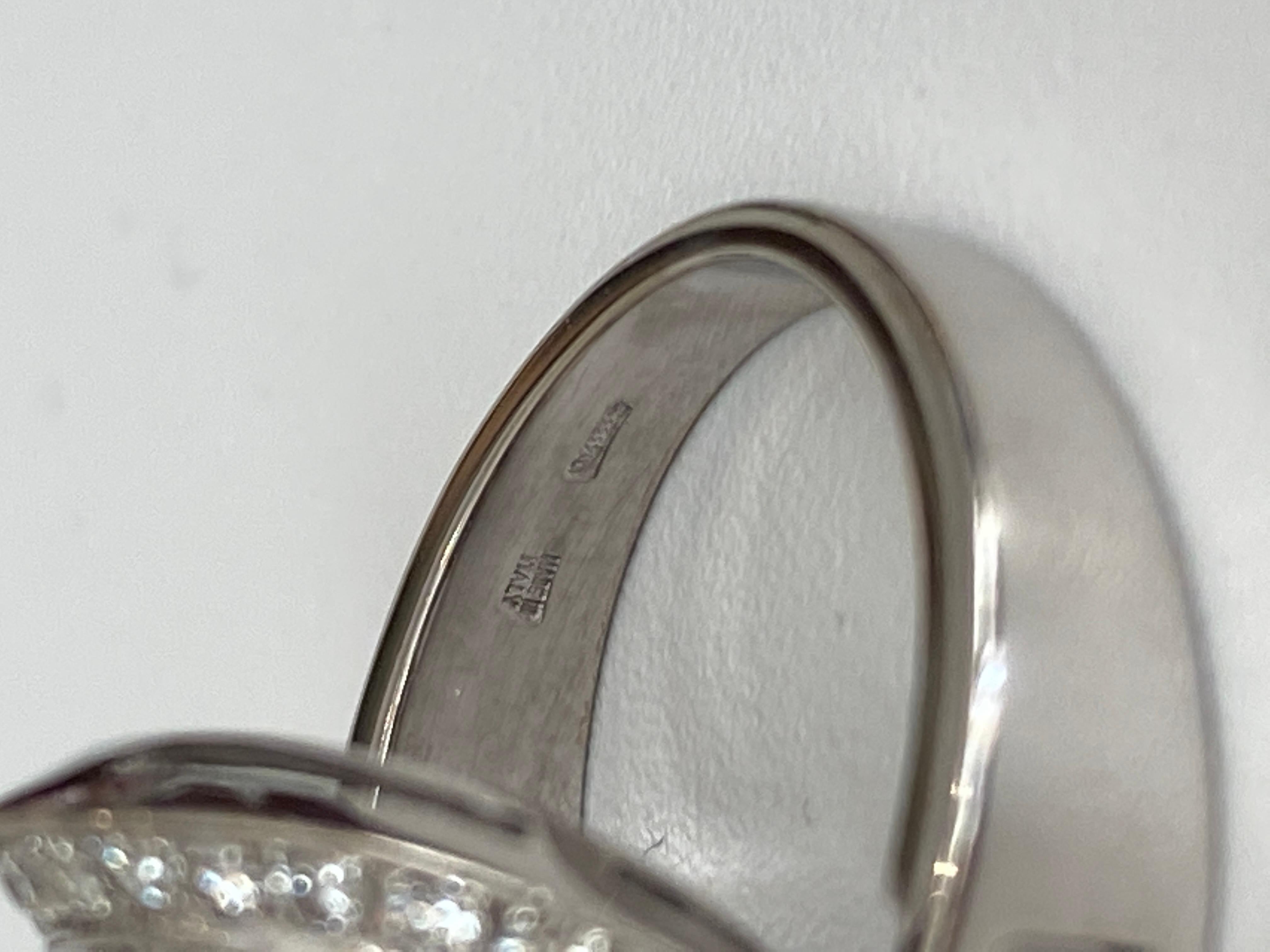 Bulgari Cerchi Astrale Diamond White Gold Bvlgari Ring 3