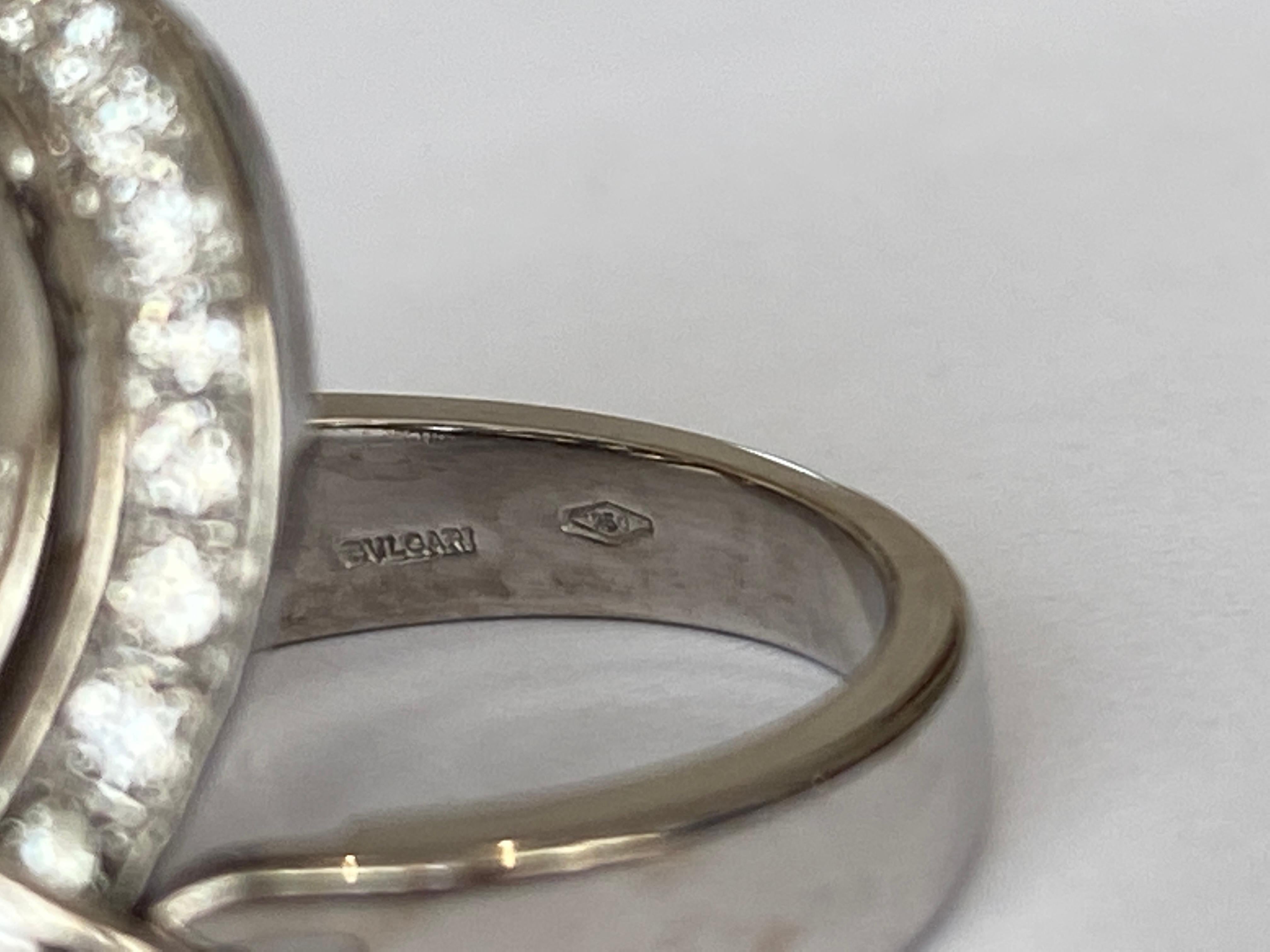 Bulgari Cerchi Astrale Diamond White Gold Bvlgari Ring 2