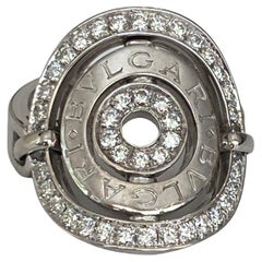 Bulgari Cerchi Astrale Anello in oro bianco con diamanti Bvlgari