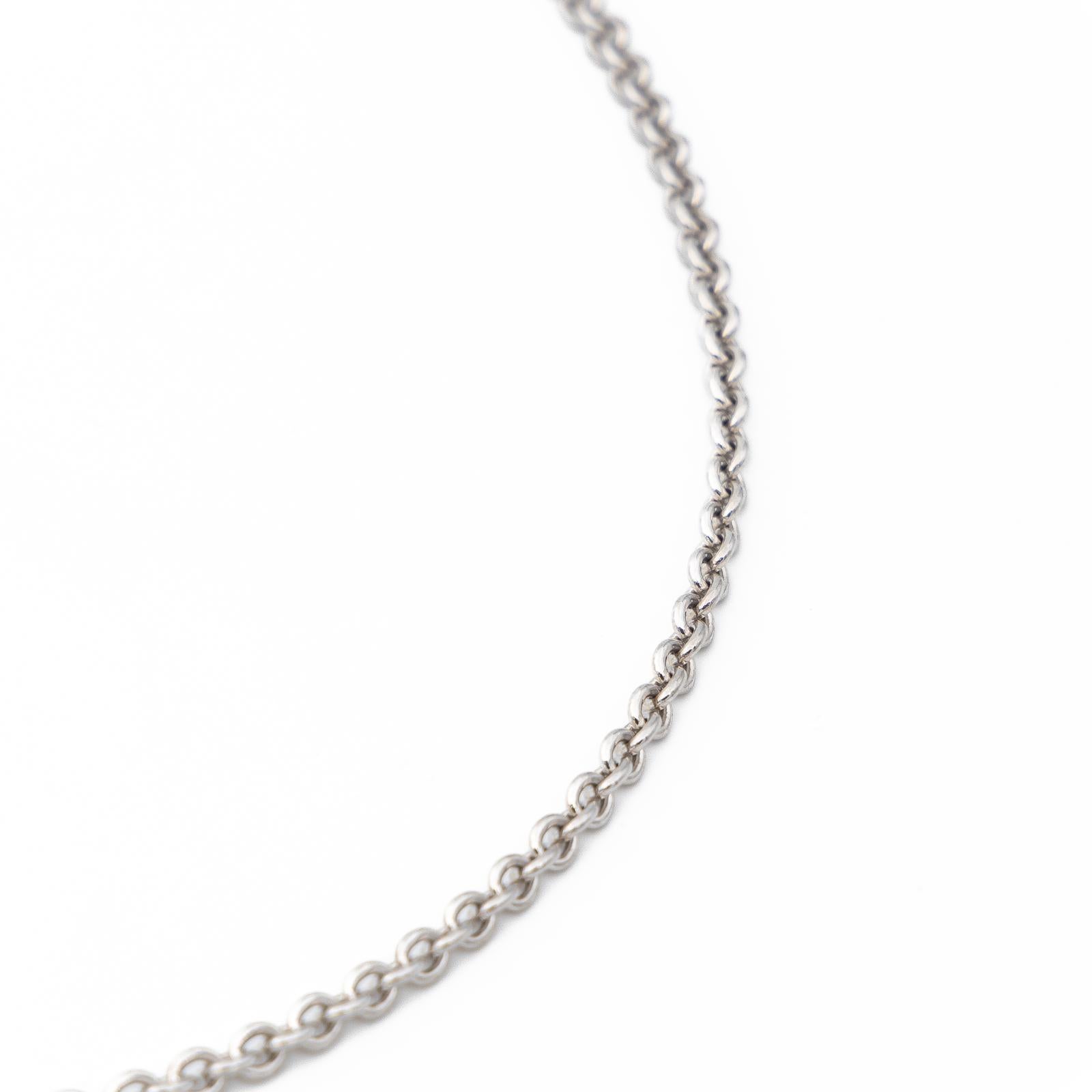 Bulgari Chain Necklace White Gold For Sale 2