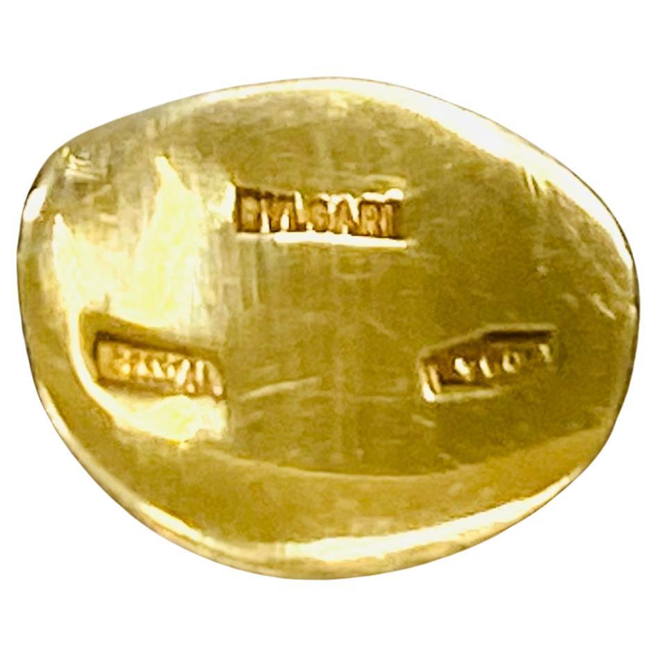 Bulgari Chandra Ring Porcelain Peridot Gold 5