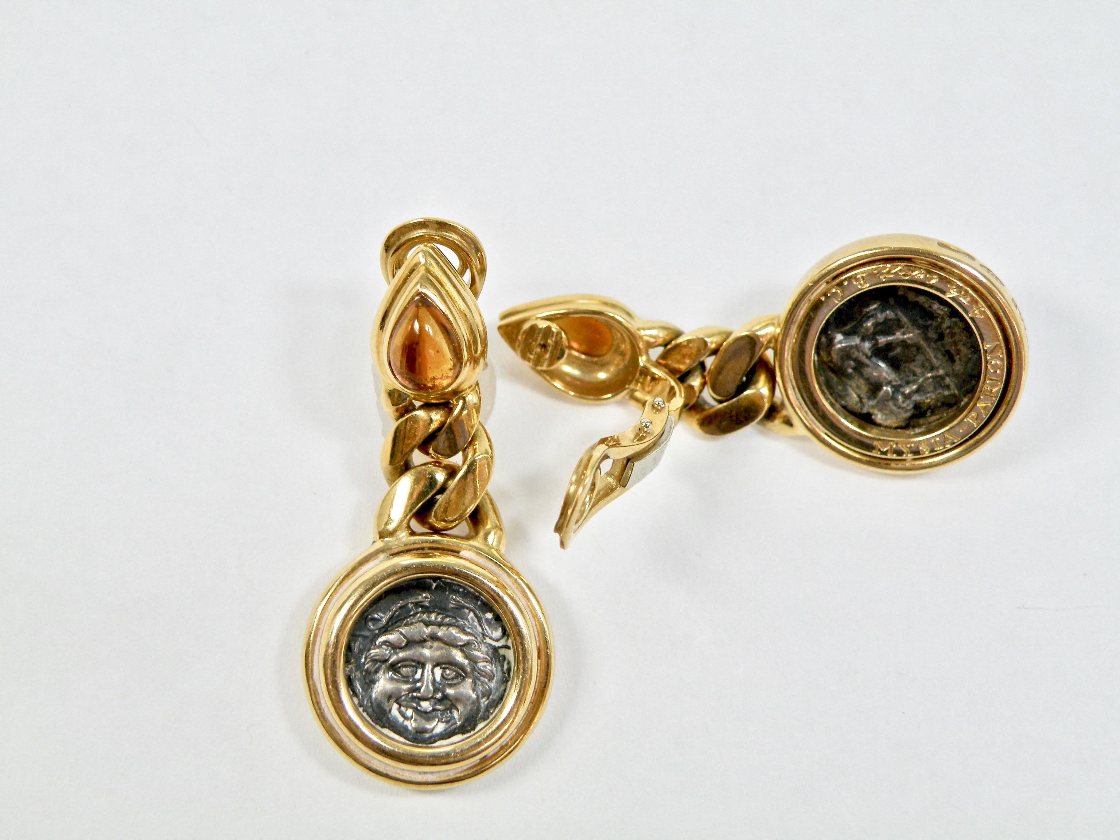 gold coin earring designs