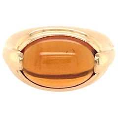 Bulgari Citrine and Gold Ring