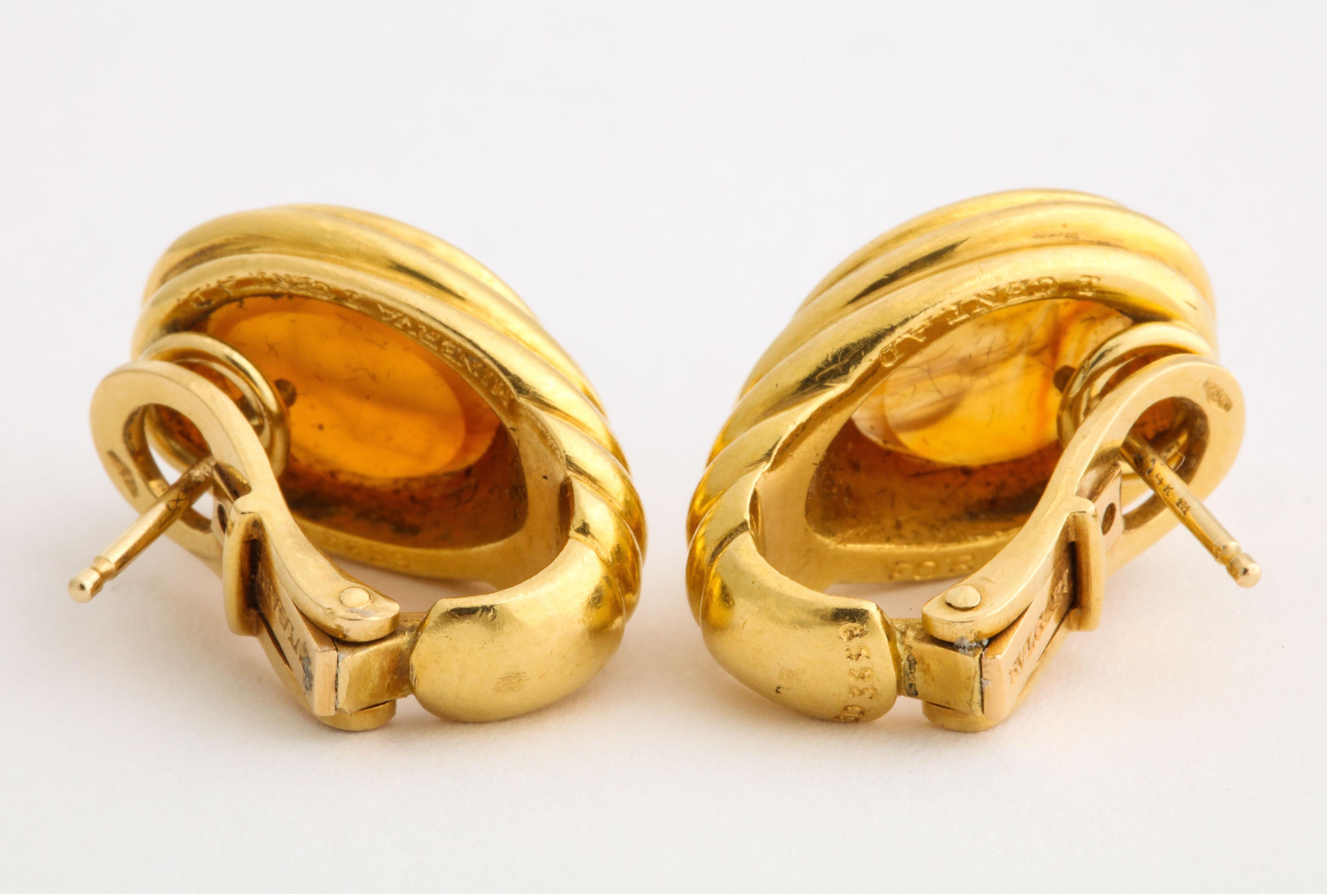 Bulgari Clip-On Earrings with Ancient Intaglios 2