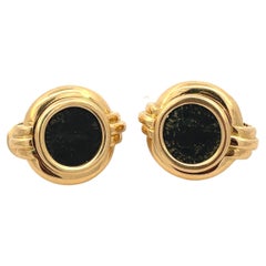 Bulgari 18KT Gold and Coin Earrings Roman Monete