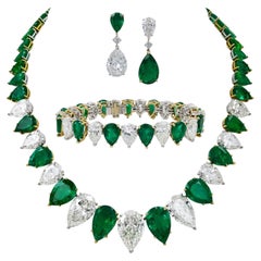 Bulgari Colombian Emerald Diamond Suite