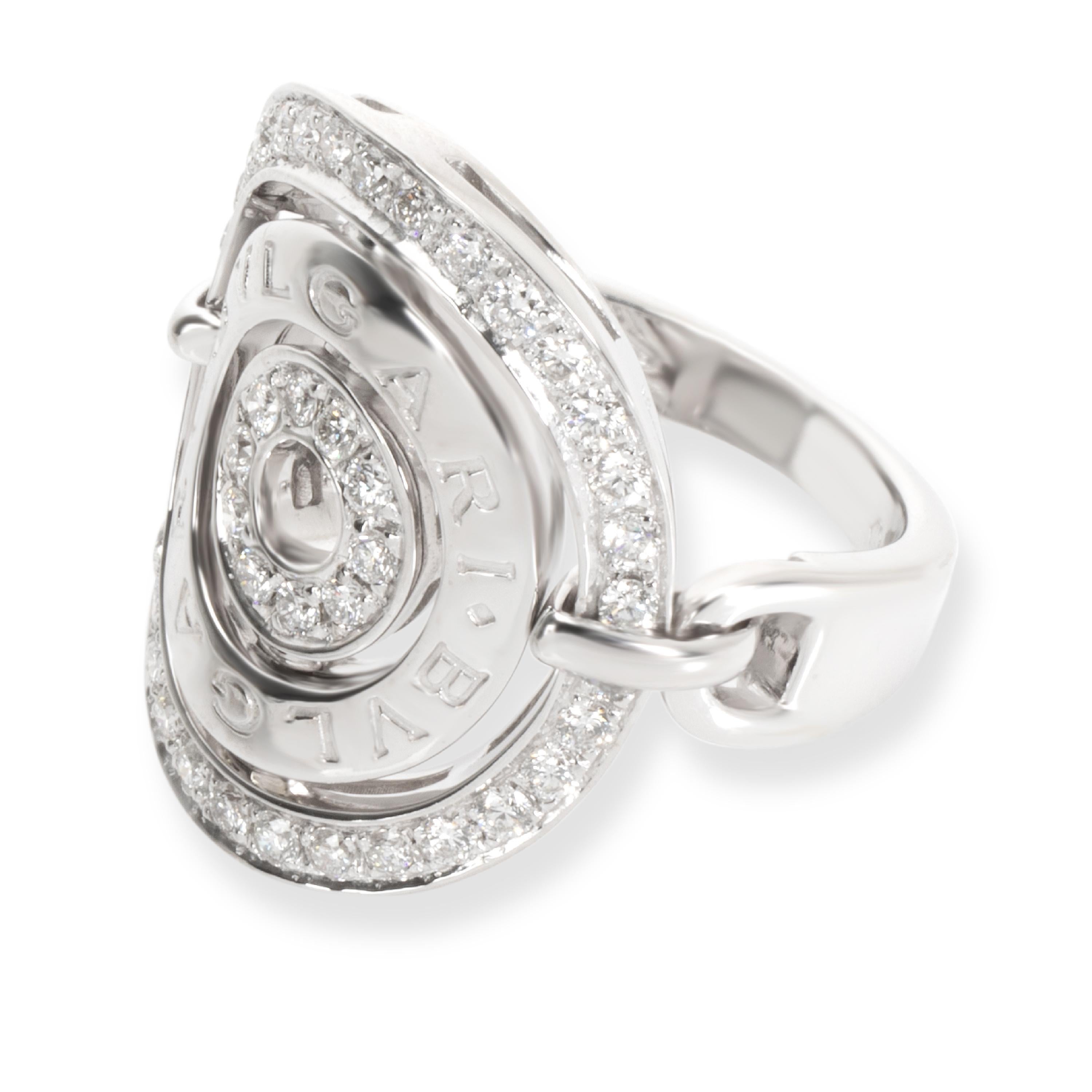 Konzentrischer Diamantring aus 18 Karat Weißgold mit 0,66 Karat im Zustand „Hervorragend“ in New York, NY