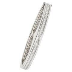 Bulgari Contemporary 1,44 CTW Diamant 18 Karat Weißgold BZero1 Armreif Armband
