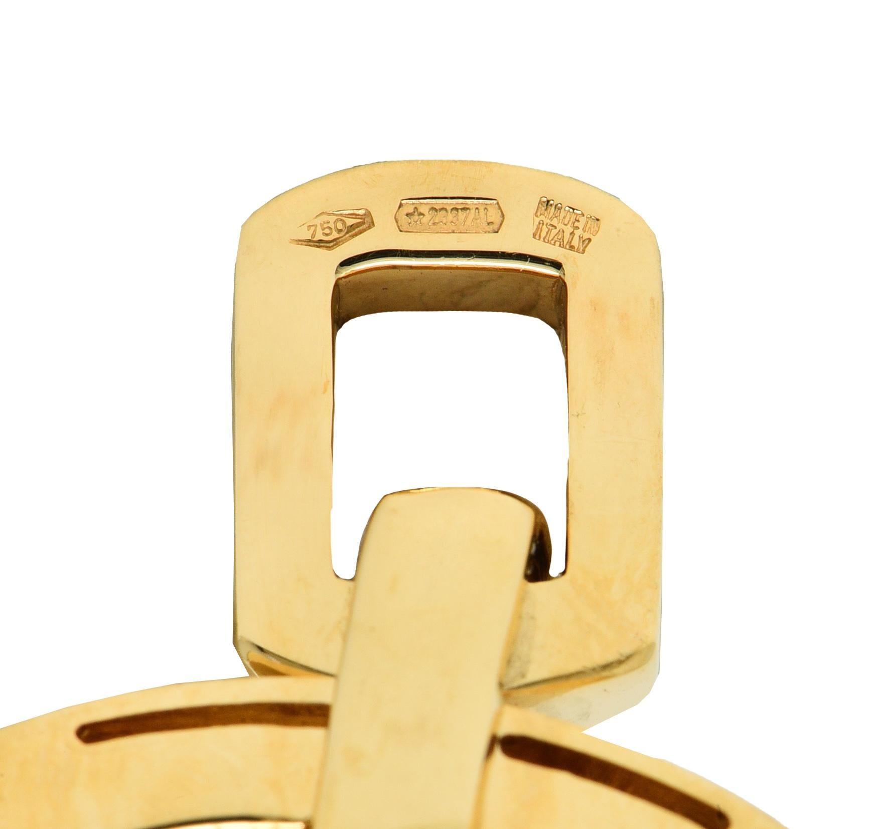 Collier à pendentif Parentesi en or jaune 18 carats de Bulgari Contemporary 8