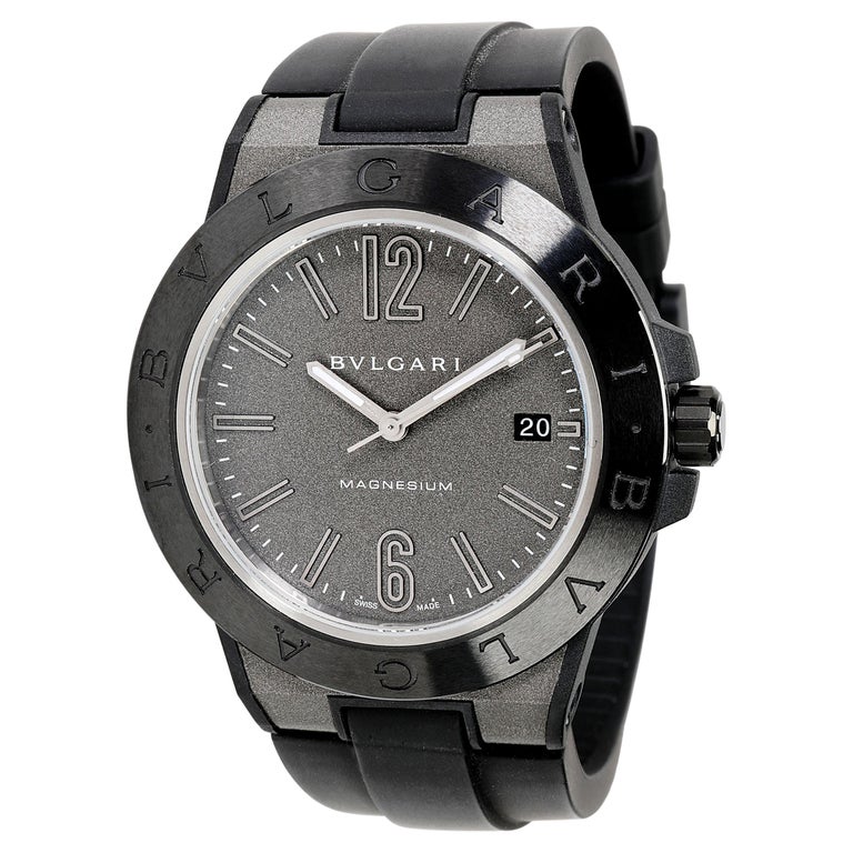 Bulgari Diagono 102307 DG 41 SMC Men's Watch in Magnesium For Sale at  1stDibs