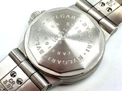 Bulgari Diagono Orologio da polso automatico con cassa e bracciale in acciaio inossidabile