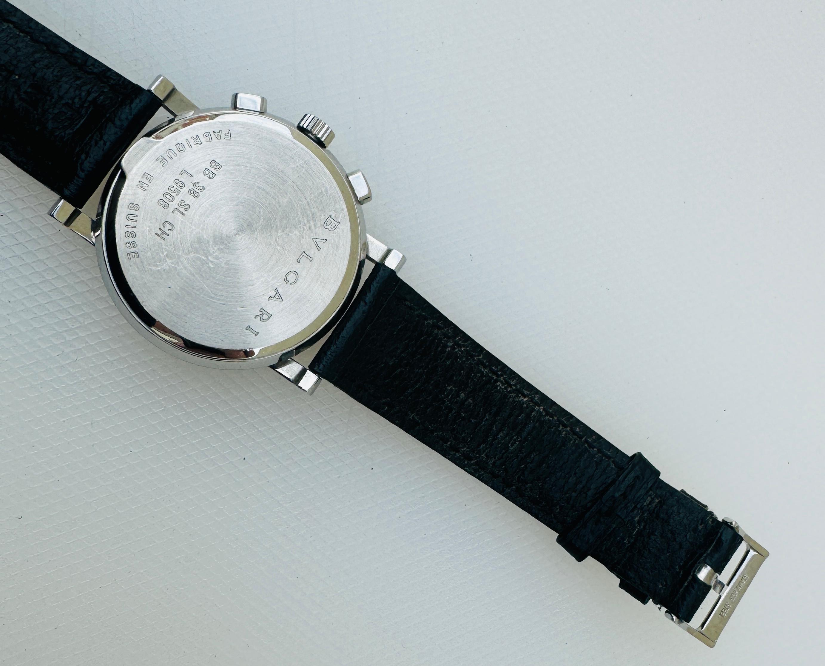 Bulgari Diagono Bvlgari Chronograph Automatic Watch For Sale 6