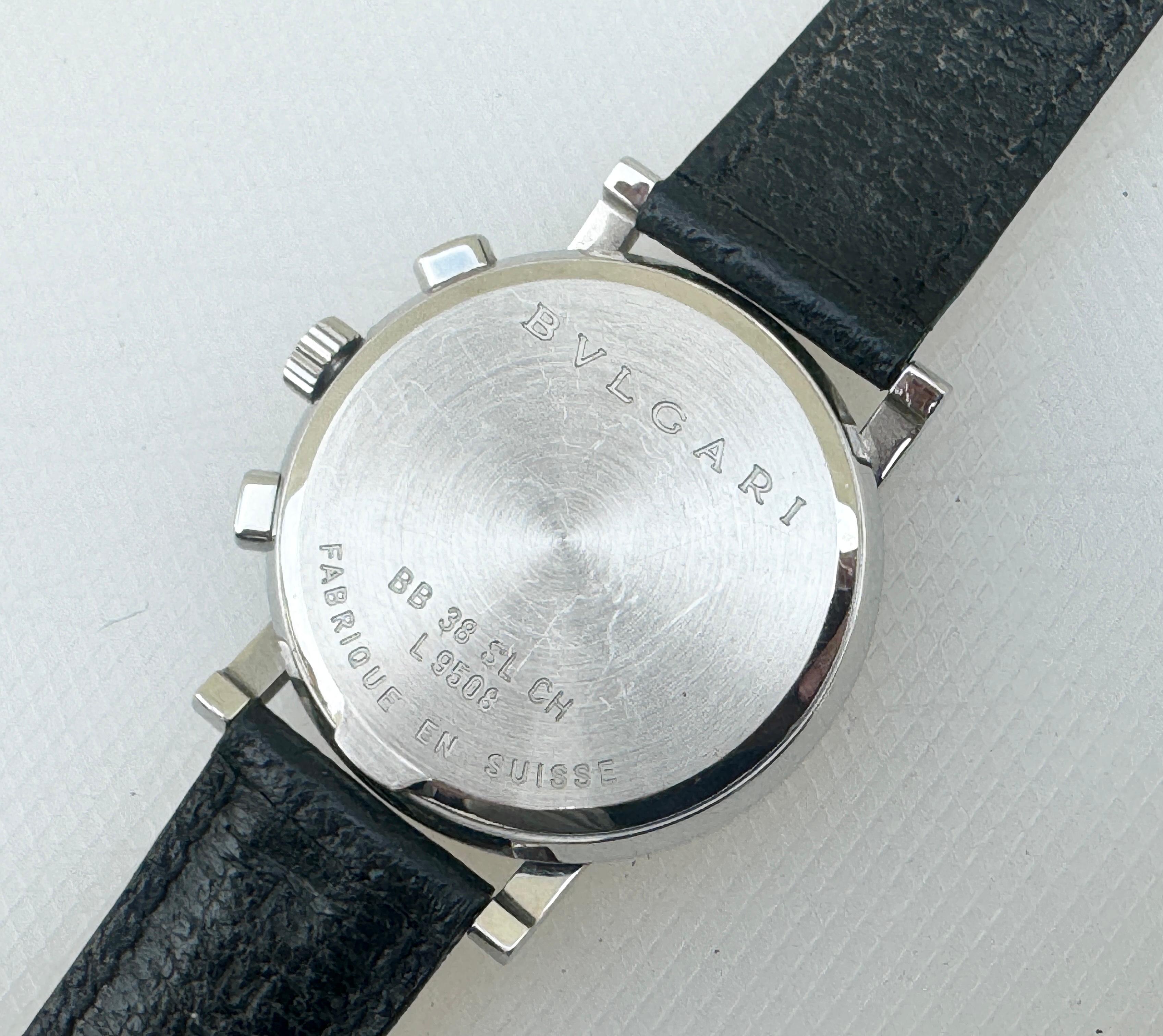 Bulgari Diagono Bvlgari Chronograph Automatic Watch For Sale 8