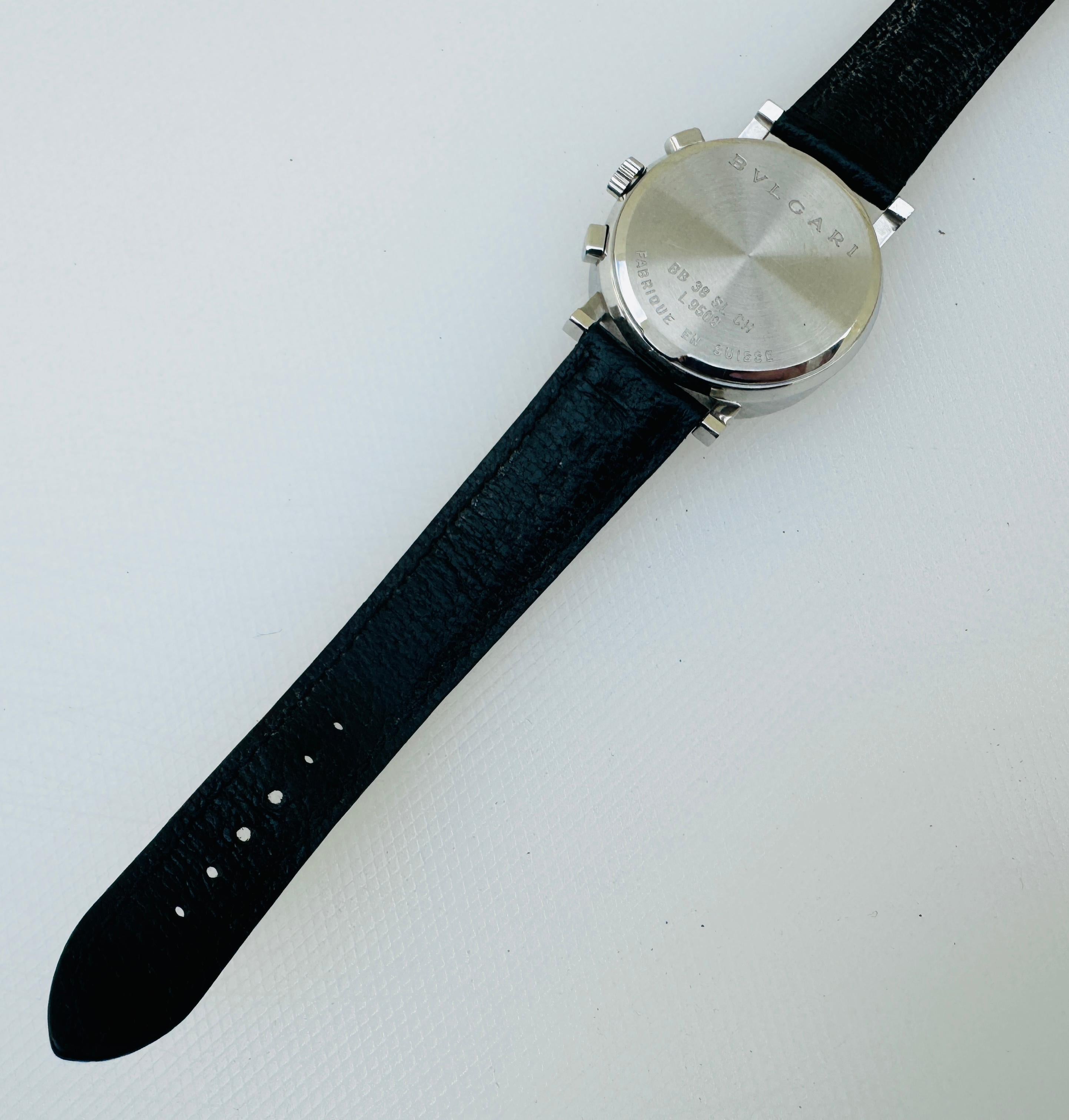 Bulgari Diagono Bvlgari Chronograph Automatic Watch For Sale 5