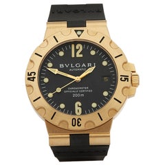 Bulgari Diagono SD 38 G Unisex Yellow Gold Watch